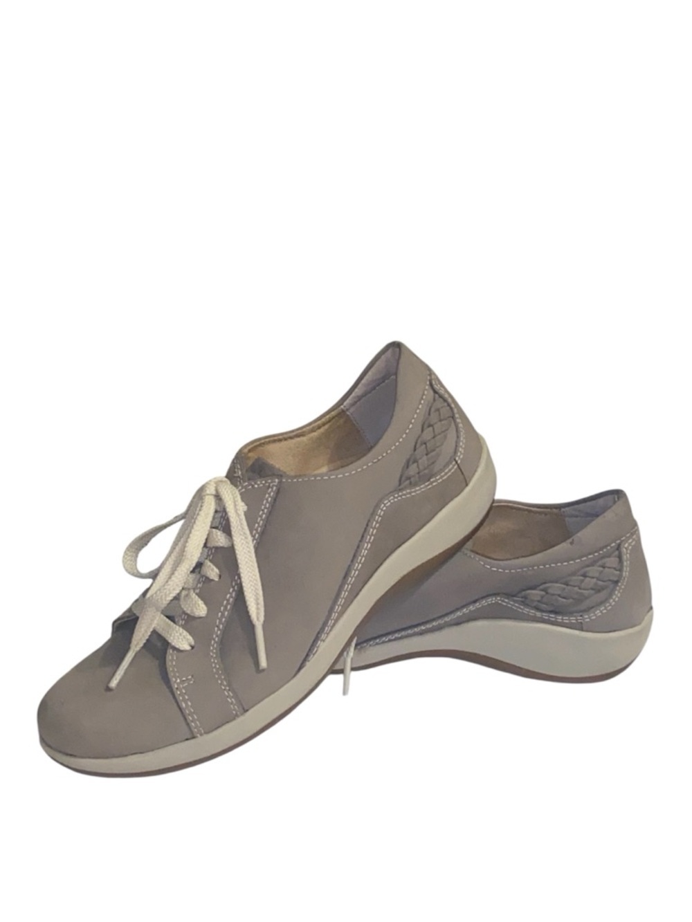 AETREX DANA WARM GRAY NWOT WOMENS SNEAKERS SZ 7